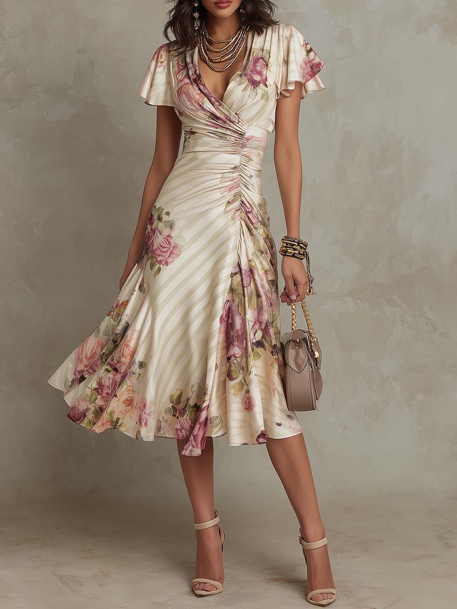 Margareth | Vestido vintage floral
