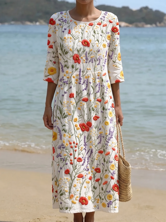 Christina | Vestido con estampado floral