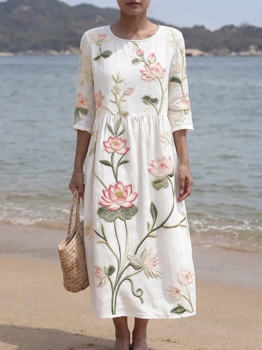 Samira | Vestido con estampado floral