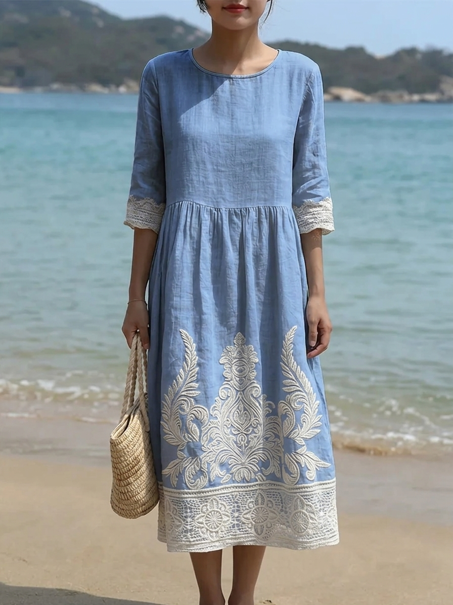 Tiffany | Vestido con estampado de flores