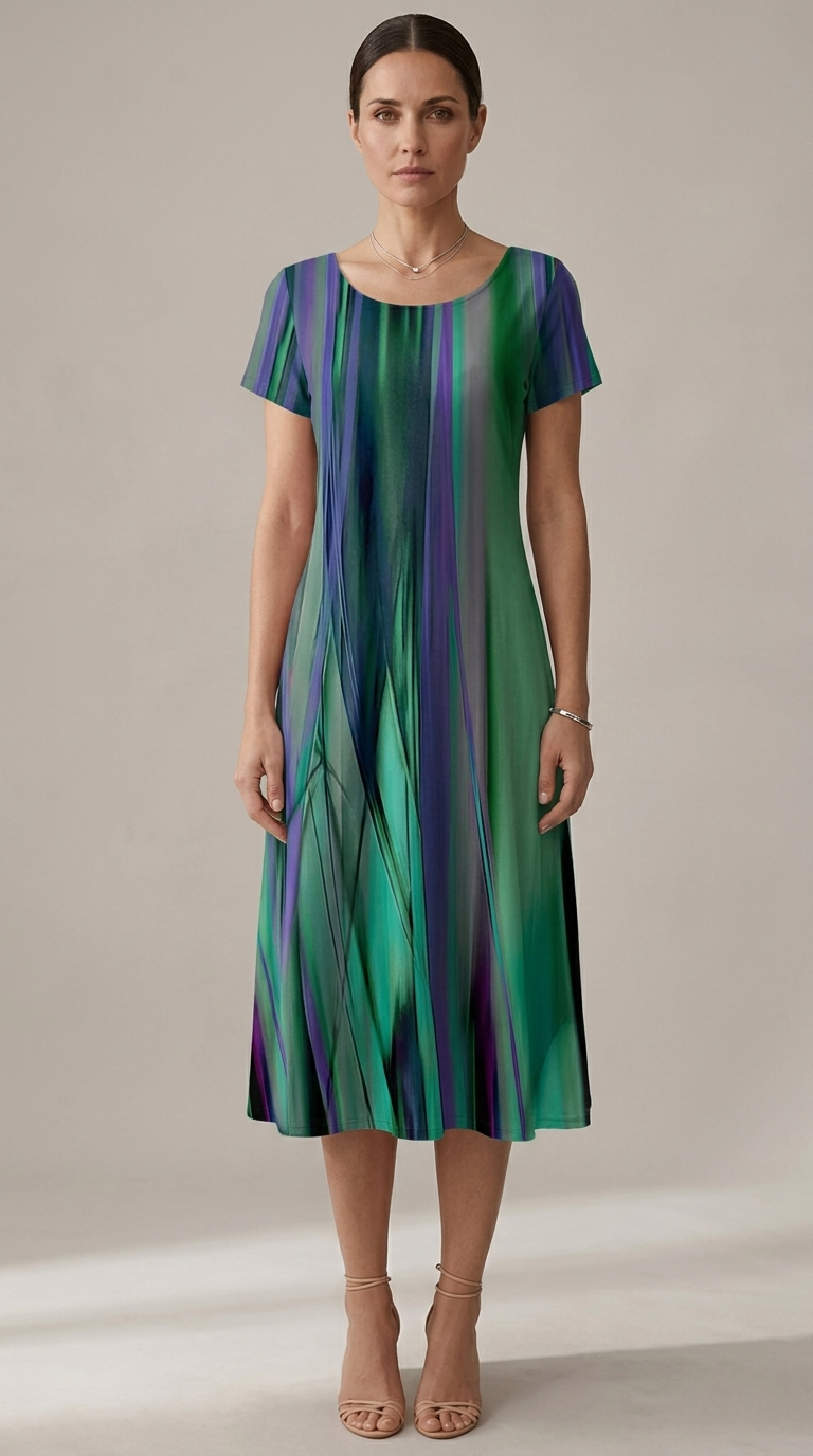 Jamie | Vestido boho informal con degradado