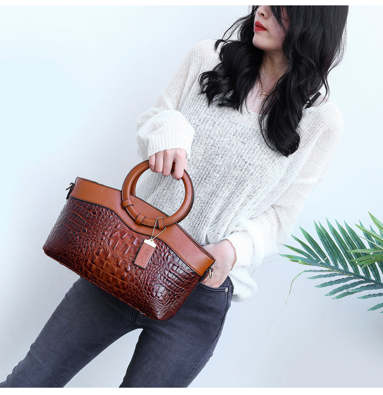 Matilda | Bolso Croco Elegante Hecho a Mano