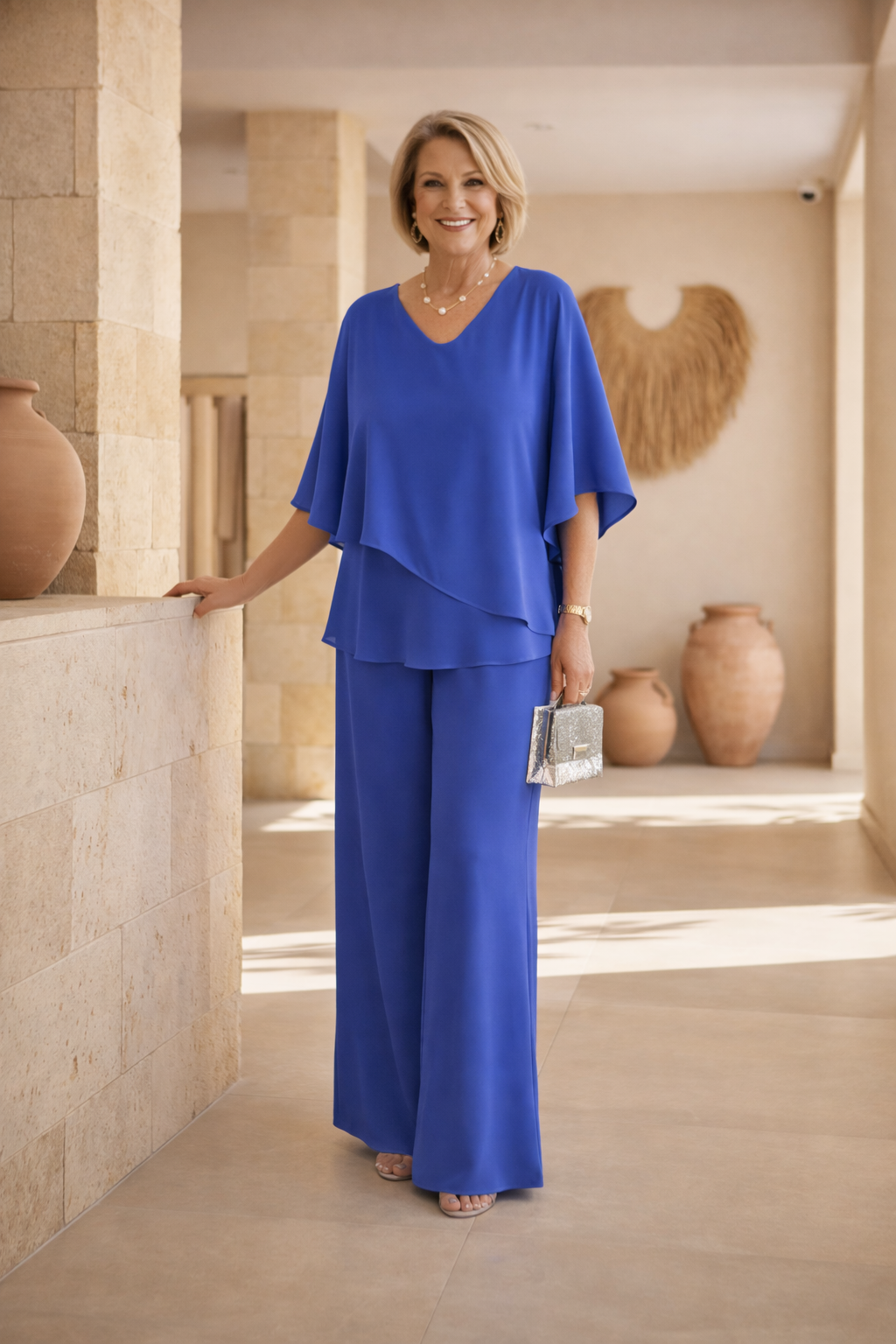 Zenia | Conjunto de Pantalón Ancho