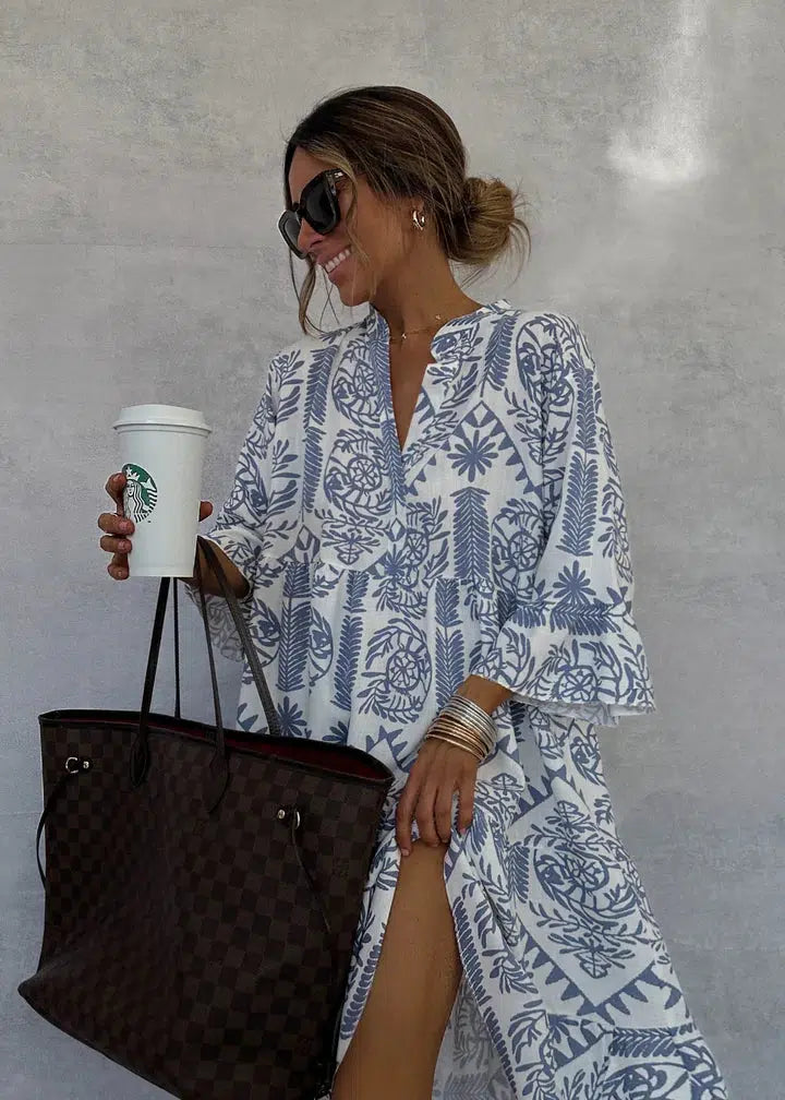 Idalina | Vestido casual bohemio