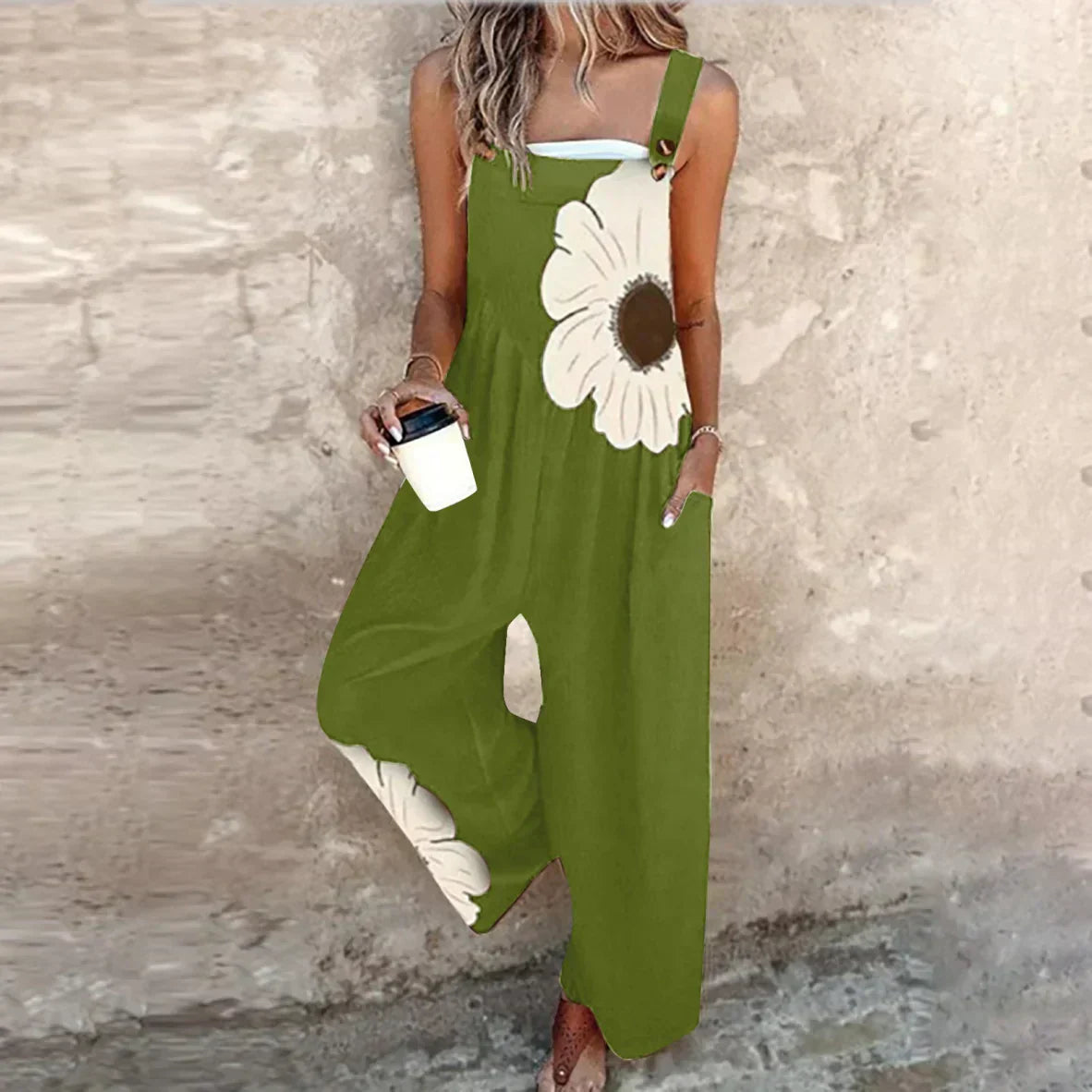 Venedia | Overol Cómodo Estampado