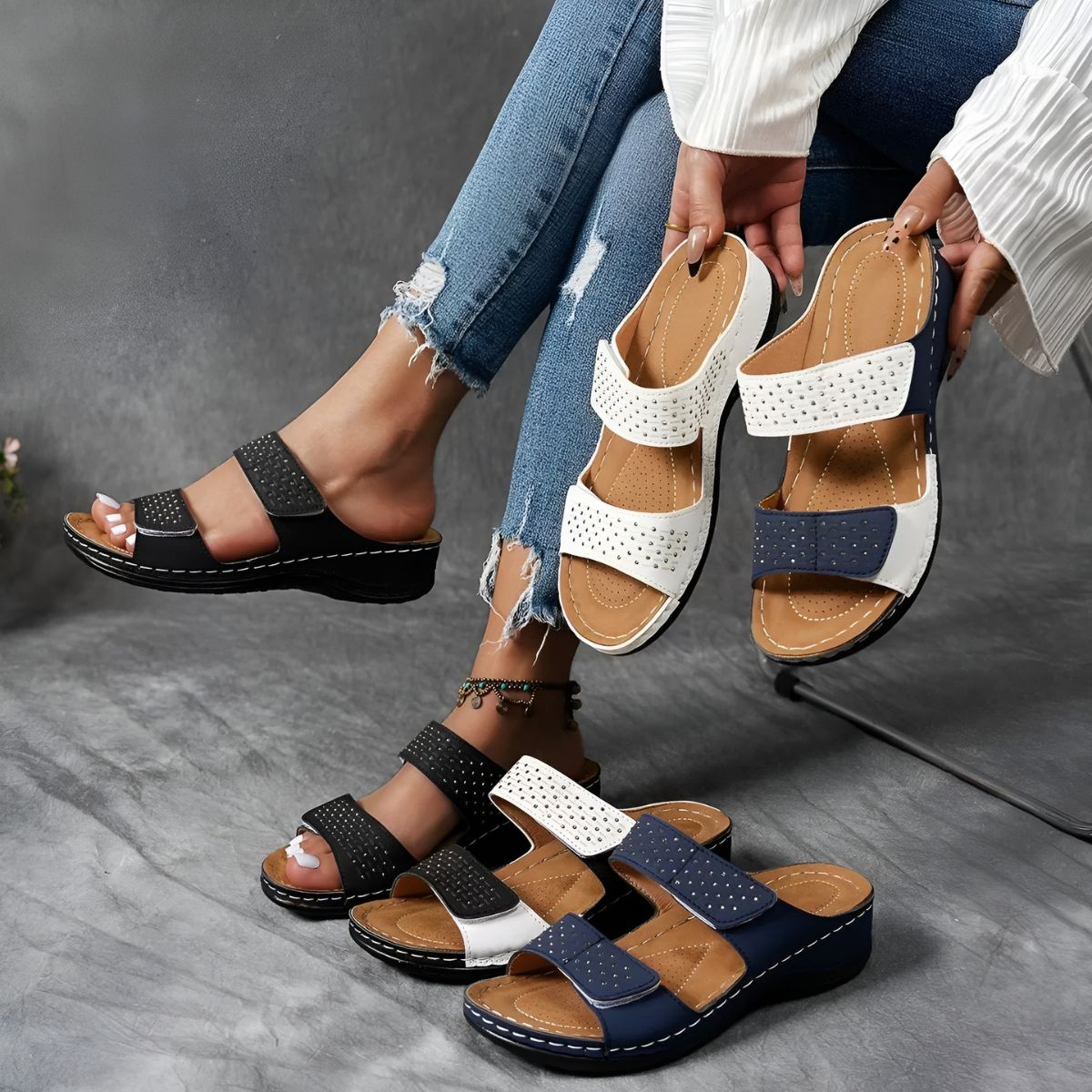 Anastalia | Sandalias ortopédicas comfort