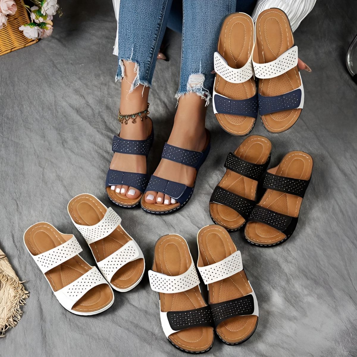 Anastalia | Sandalias ortopédicas comfort