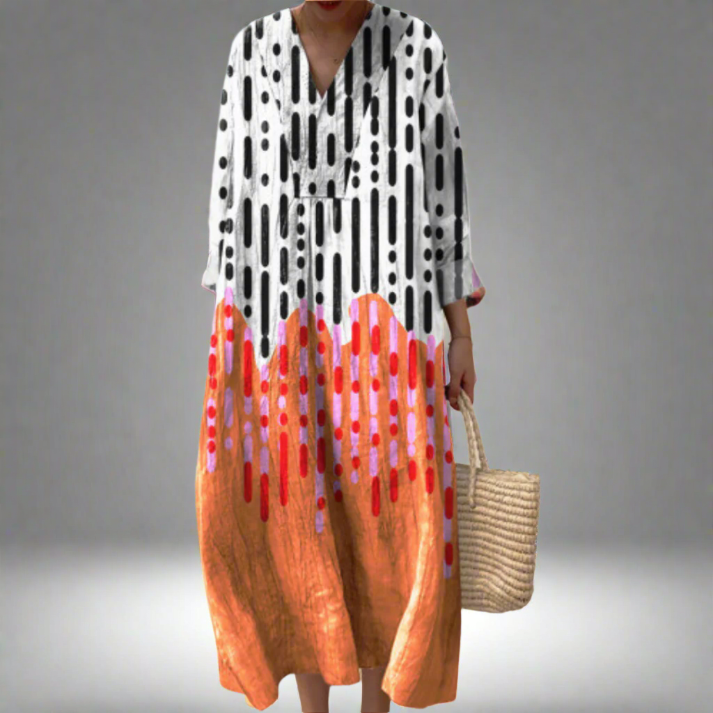 Coral | Overol geométrico elegante