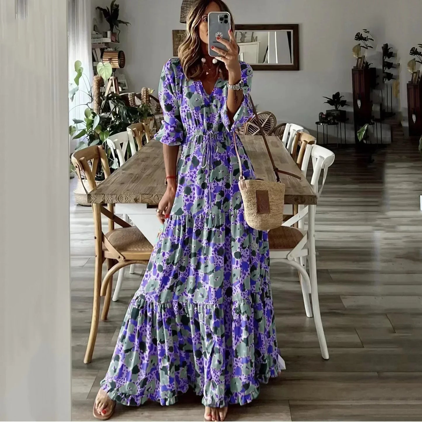 Liona | Vestido maxi fresco