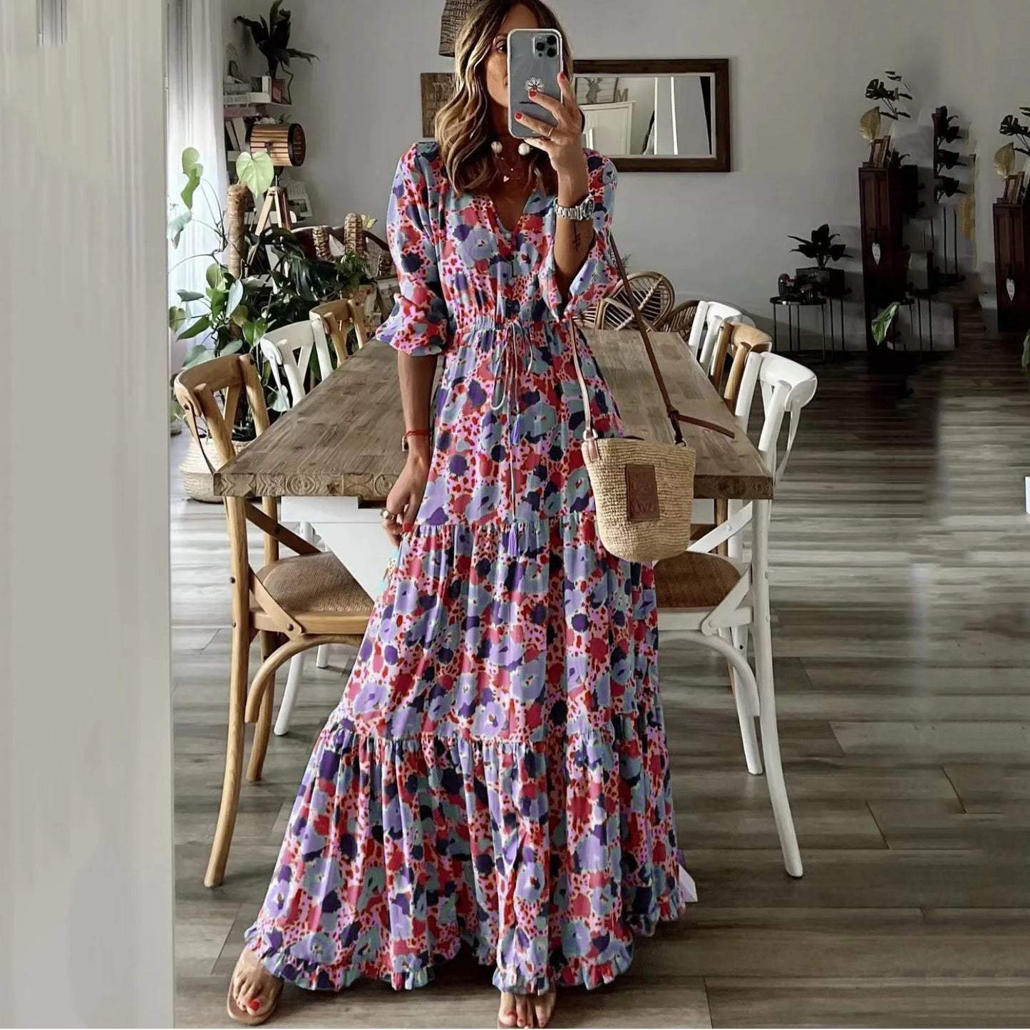 Liona | Vestido maxi fresco