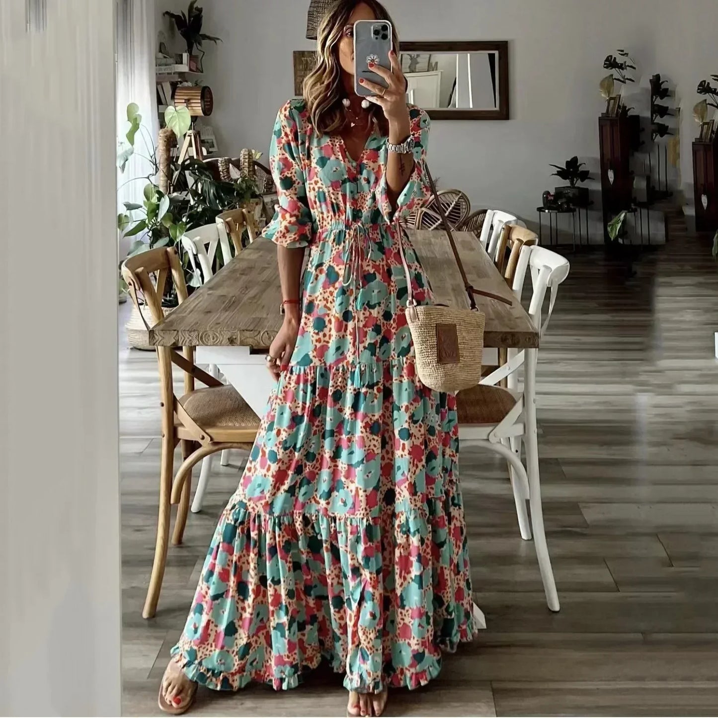 Liona | Vestido maxi fresco