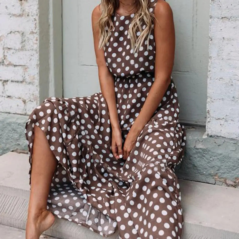 Capri | Vestido de puntos elegante