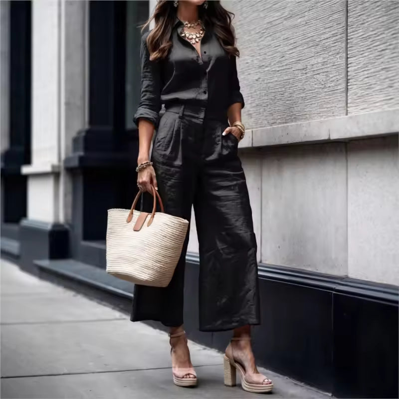 Norella | Conjunto unicolor elegante