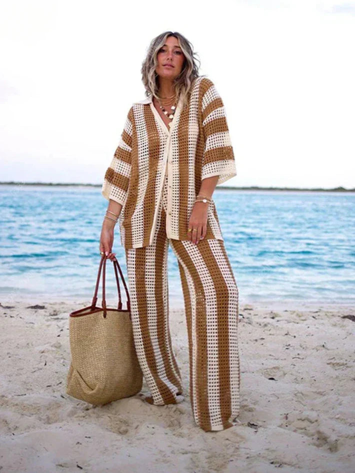 Aloha | Conjunto a rayas