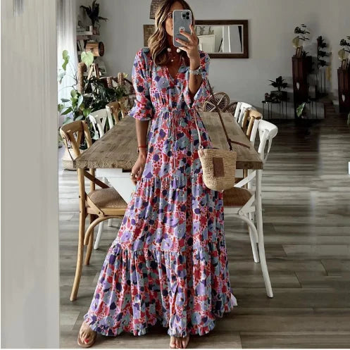Liona | Vestido maxi fresco