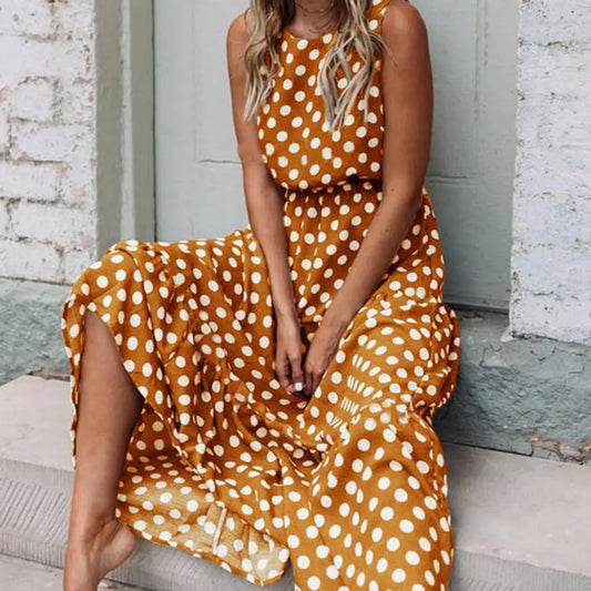 Capri | Vestido de puntos elegante