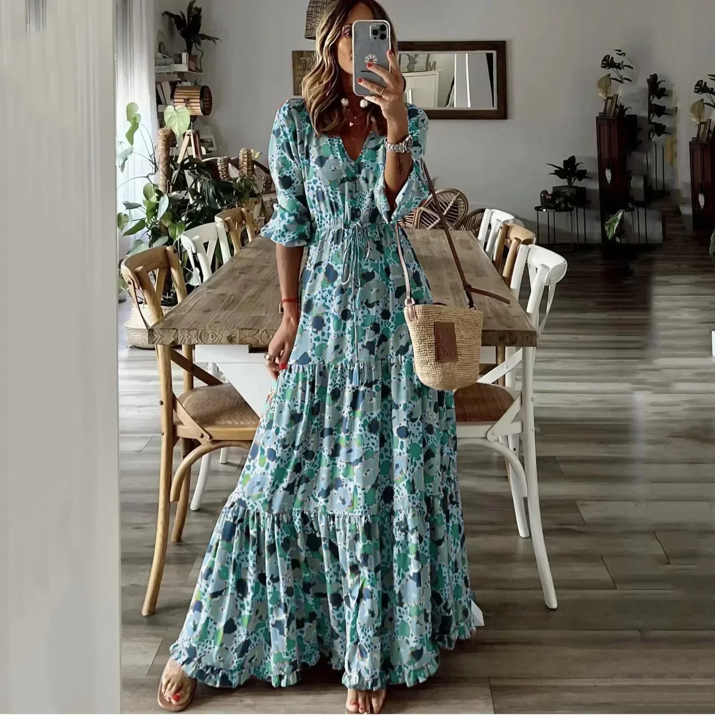 Liona | Vestido maxi fresco