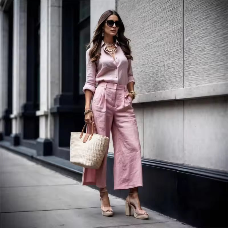 Norella | Conjunto unicolor elegante