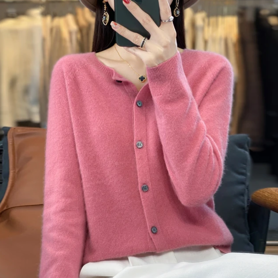 Anna | Élégant Cardigan En Laine