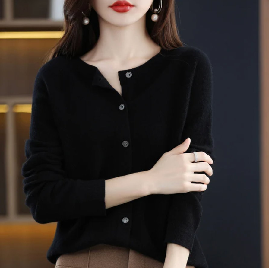 Anna | Élégant Cardigan En Laine