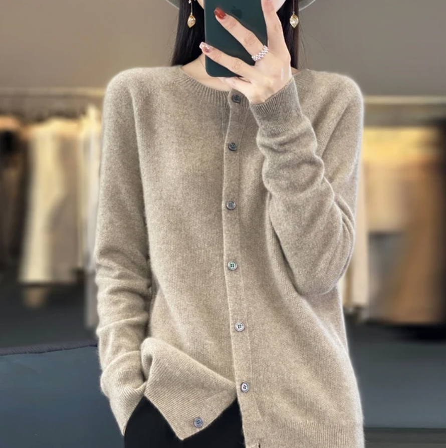Anna | Élégant Cardigan En Laine