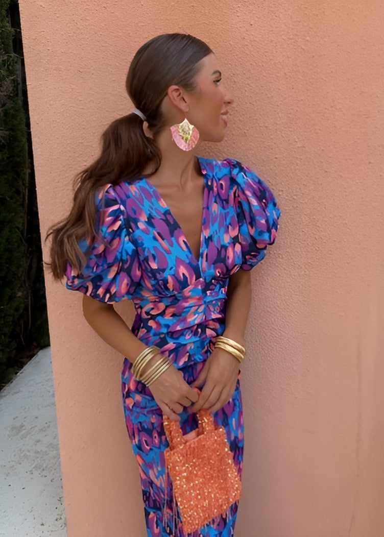 Daline | Vestido Estiloso y Vibrante