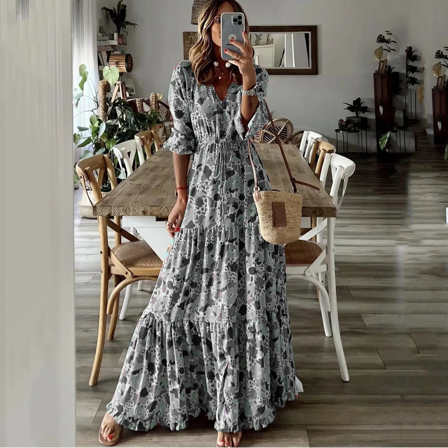 Liona | Vestido maxi fresco