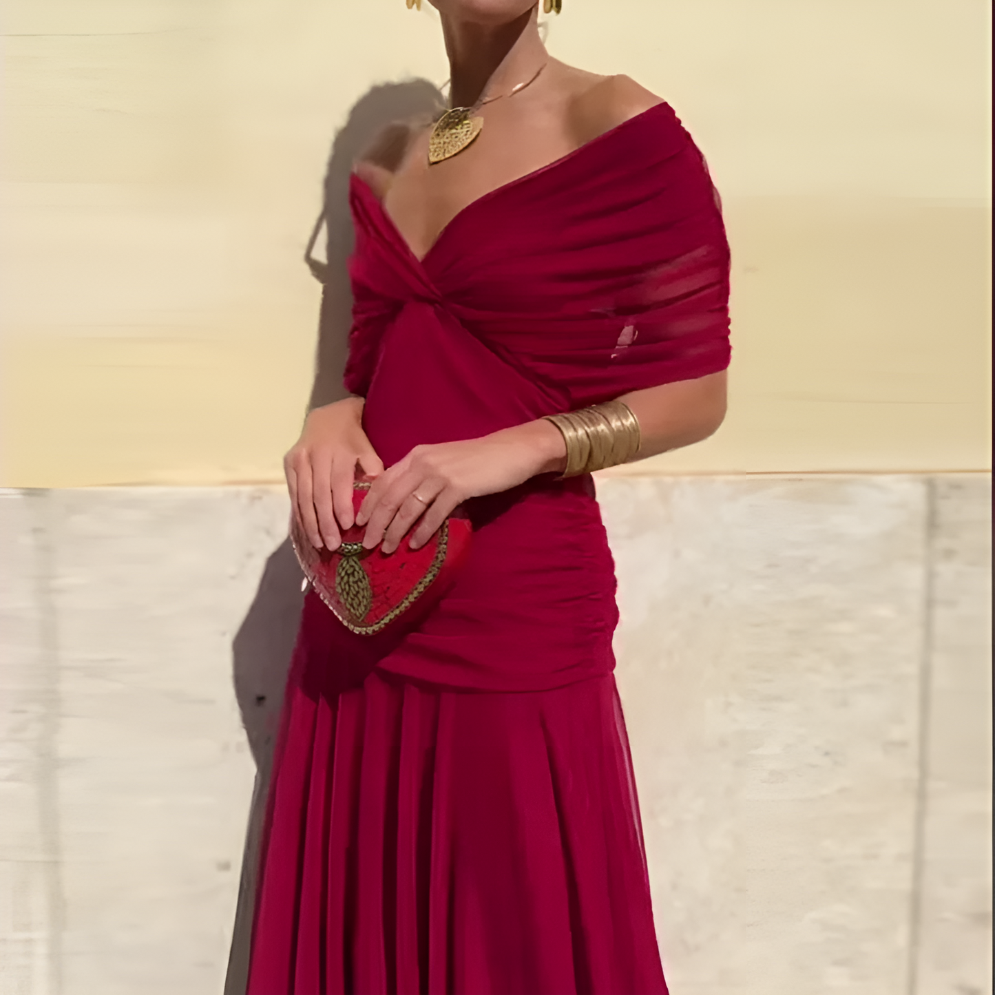 Turia | Vestido plisado de cintura alta