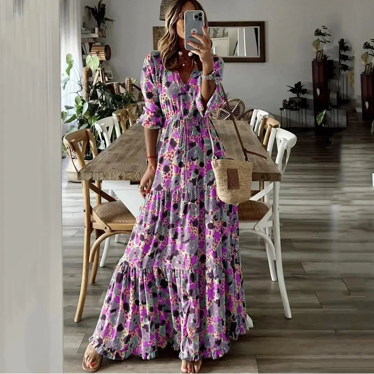 Liona | Vestido maxi fresco