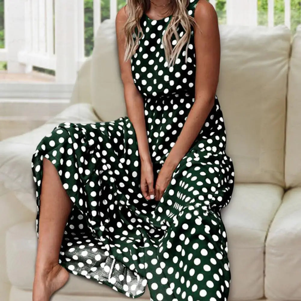 Capri | Vestido de puntos elegante