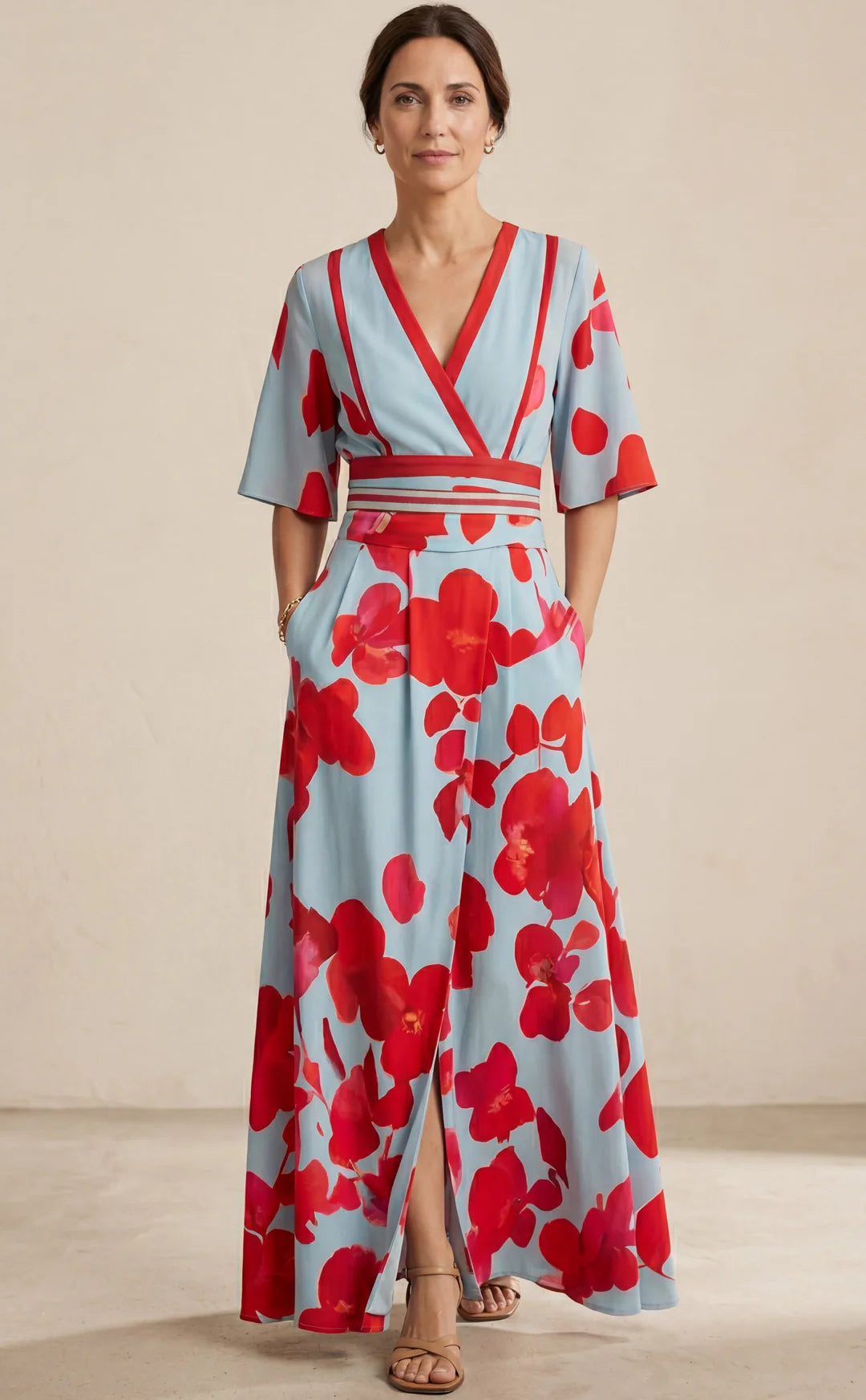 Dara | Vestido con mangas de diseño Milano