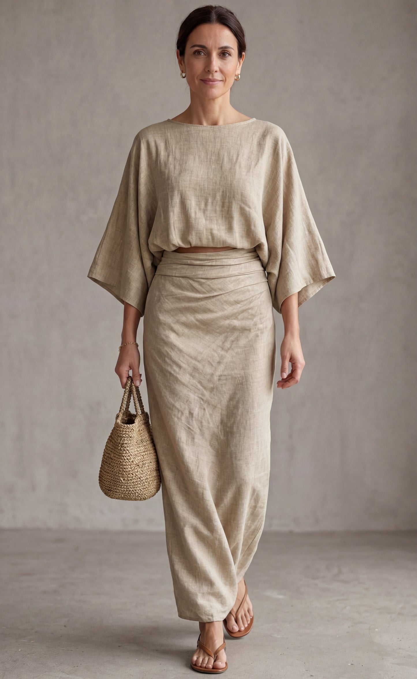 Sofie | Conjunto elegante con falda larga