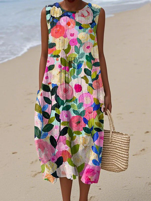 Bugambilia | Vestido Midi Floral