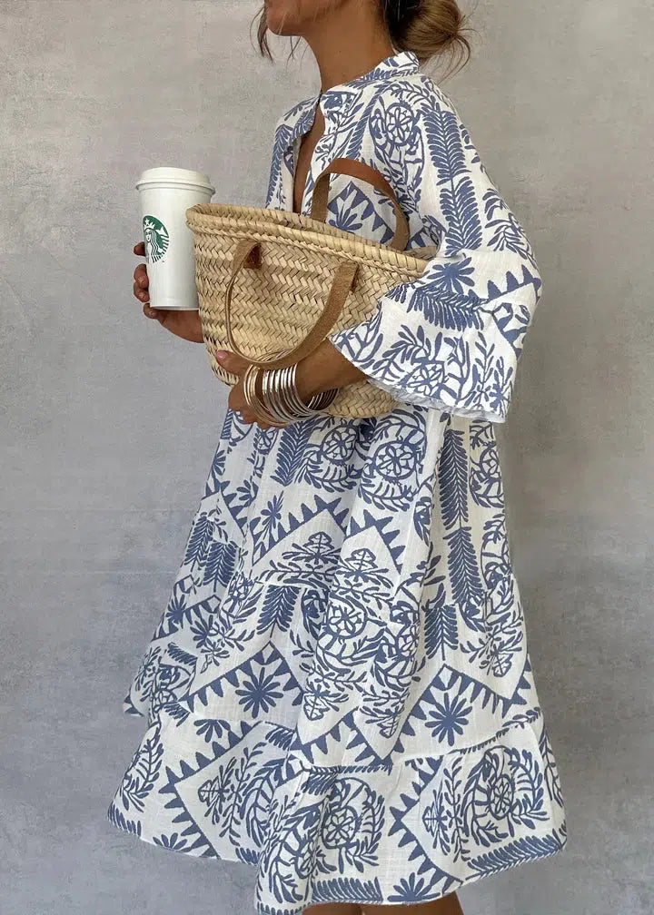 Idalina | Vestido casual bohemio