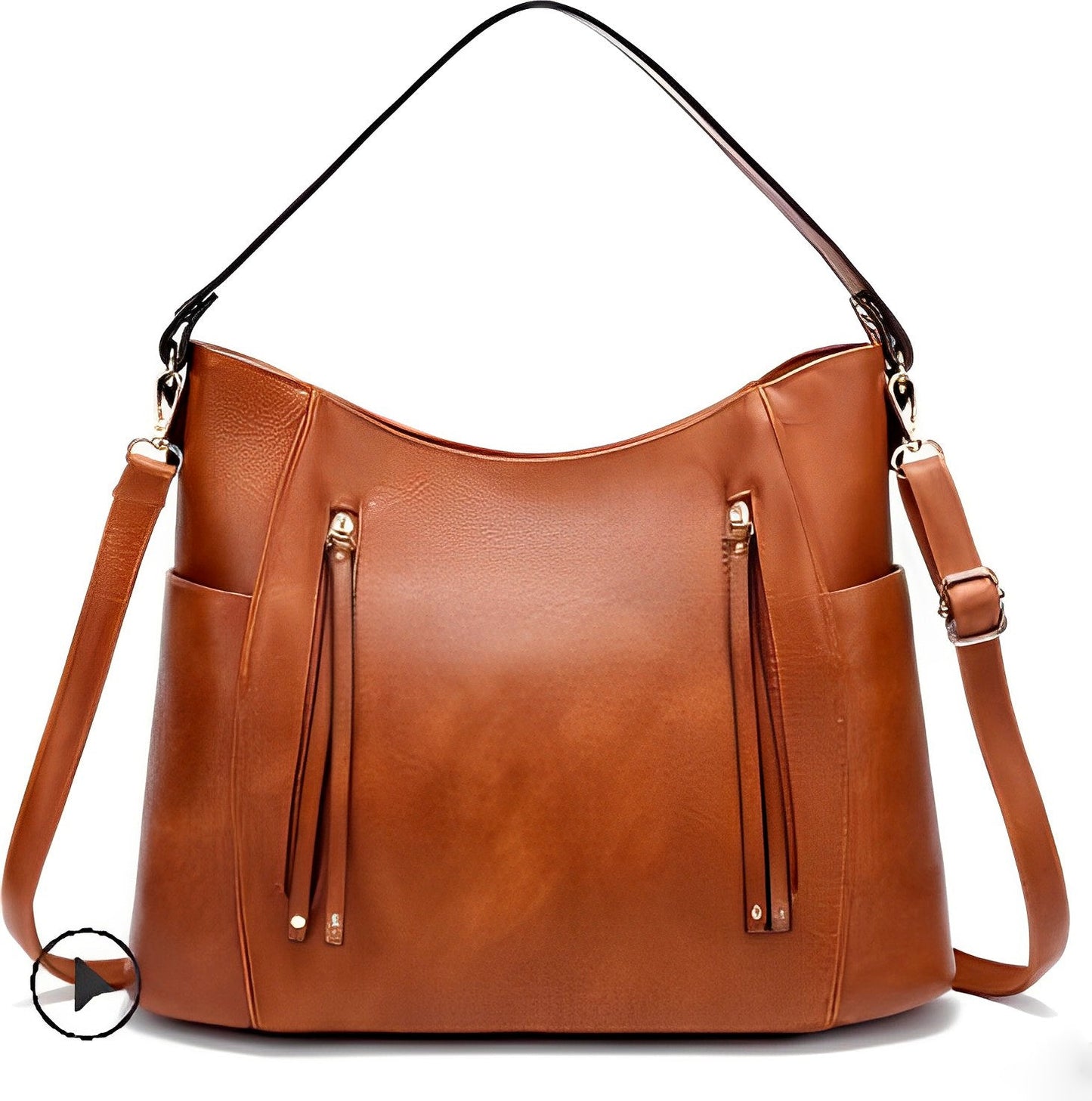 Alsa | Elegante Bolso Vintage De Piel