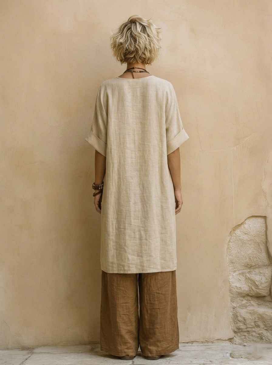 Remedios | Vestido bohemio tribal tres piezas set