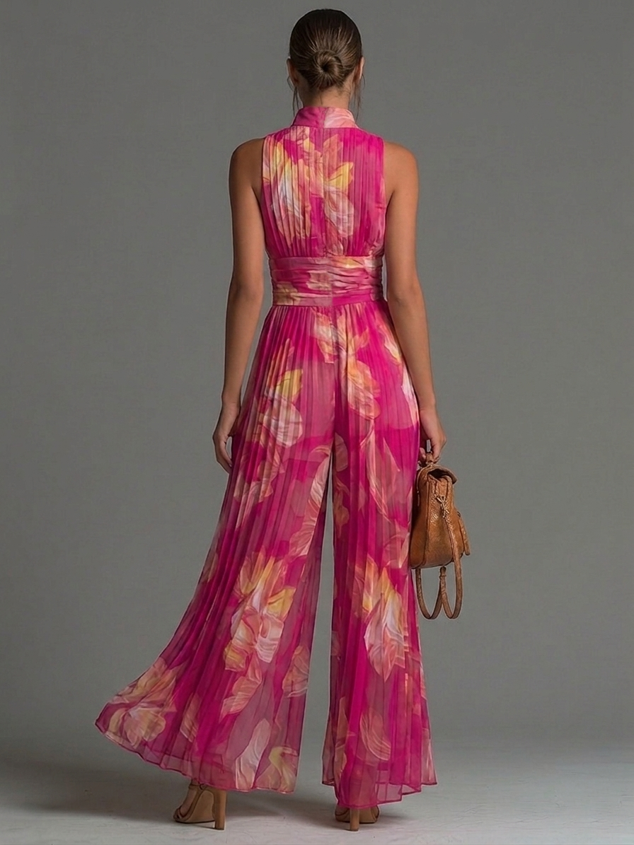 Nicole | Conjunto Plisado Floral