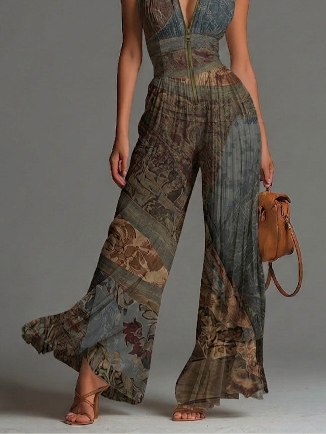 Nicole | Conjunto Plisado Floral