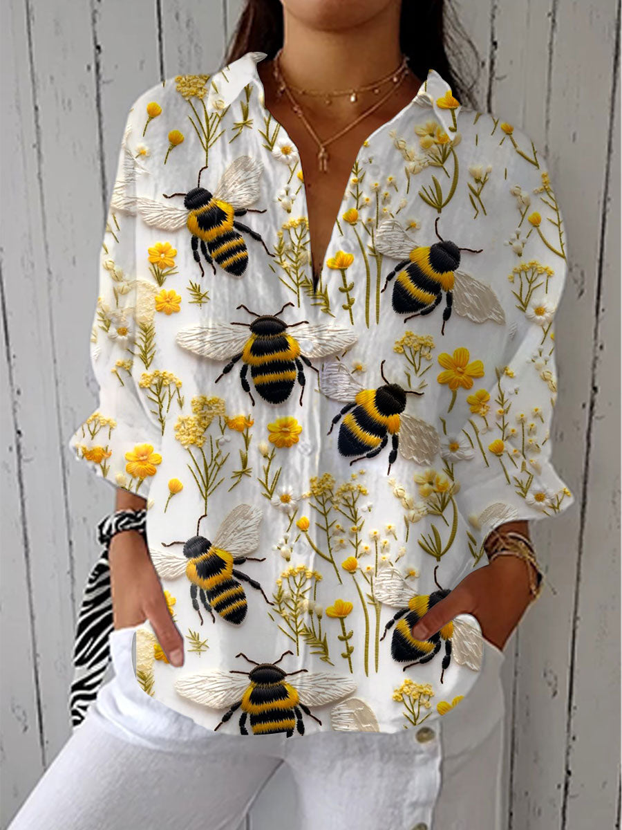 Renata | Blusa Abeja Dorada