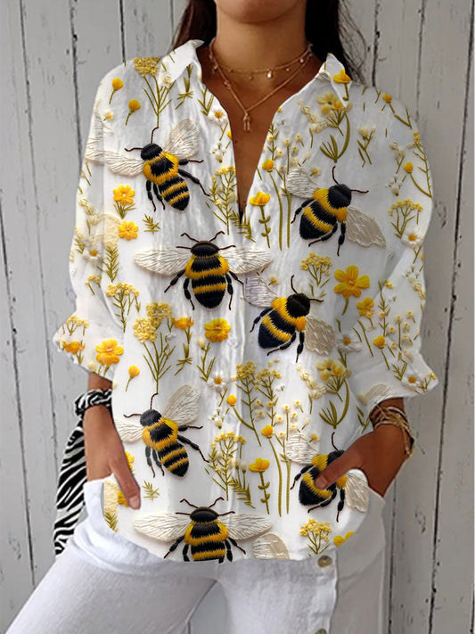 Renata | Blusa Abeja Dorada