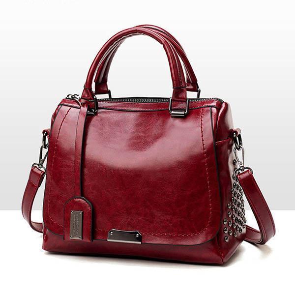 Camilla | Bolso de Cuero Lujo con Tachas