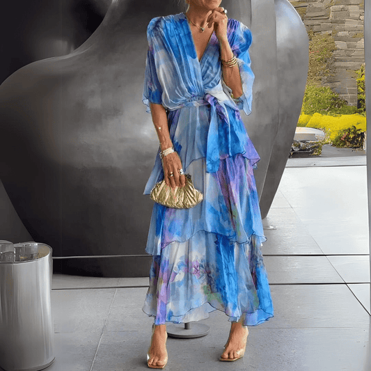 Alina | Vestido colorido