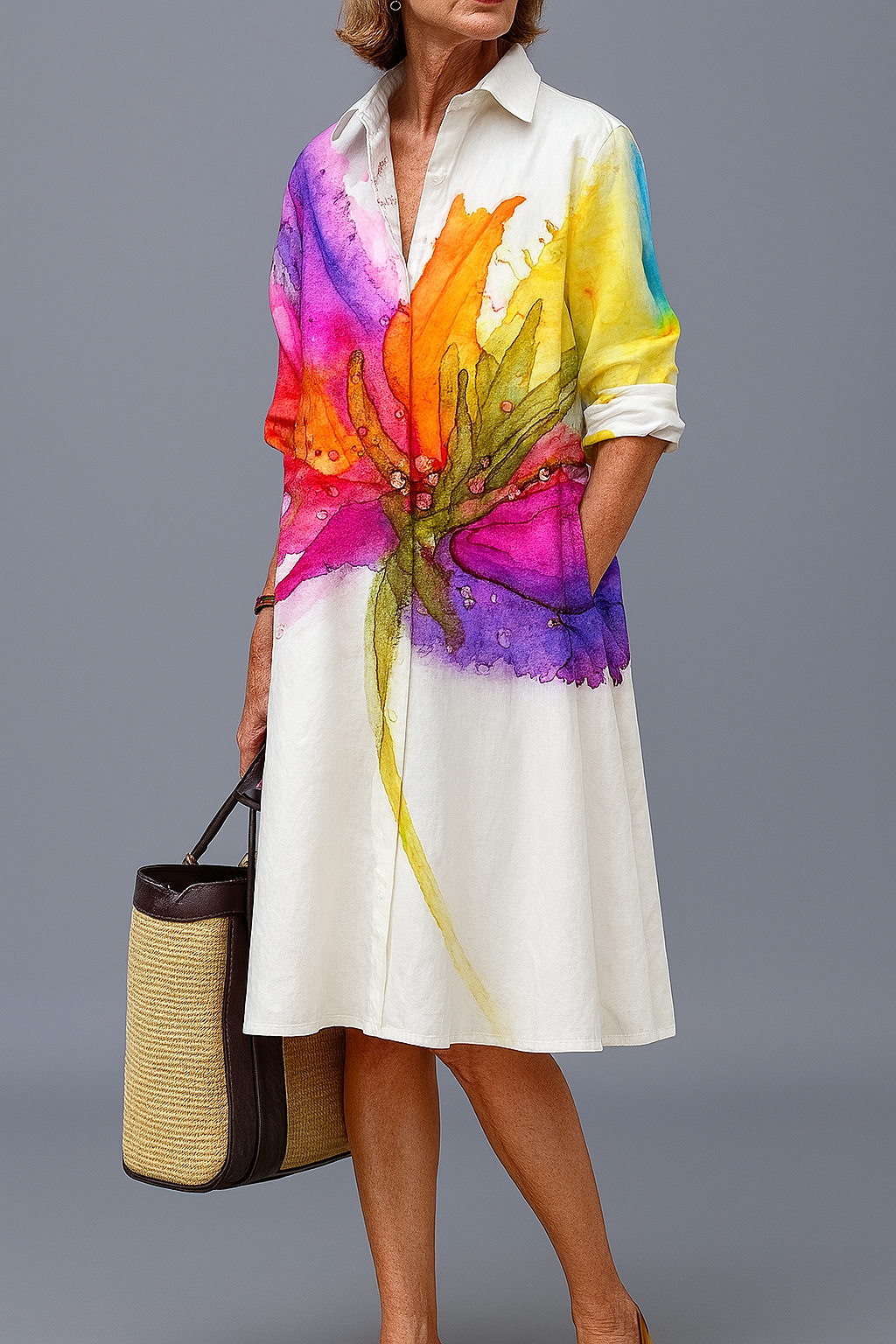 Quetzali | Vestido Midi Suave