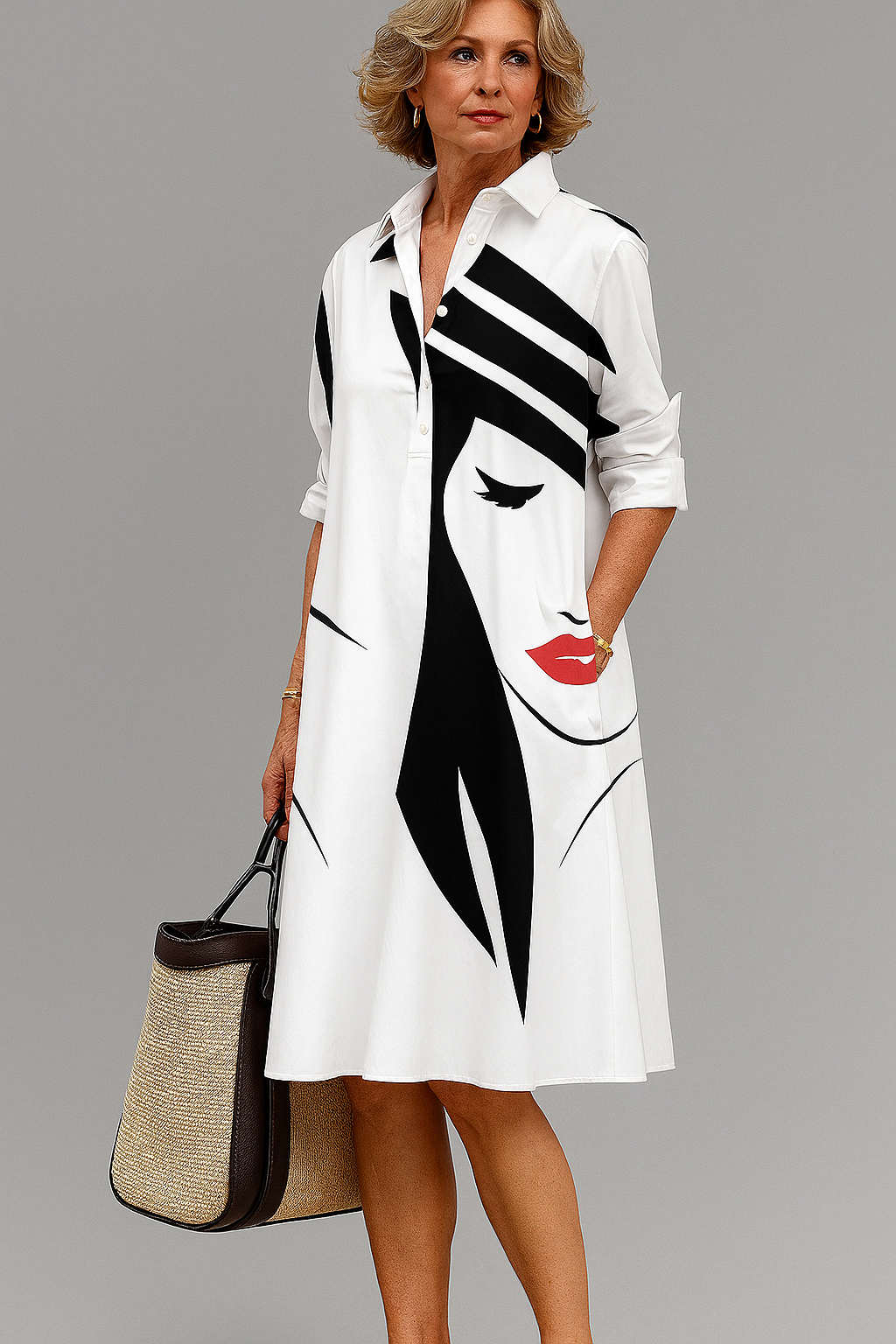 Alena | Vestido Midi Blanco
