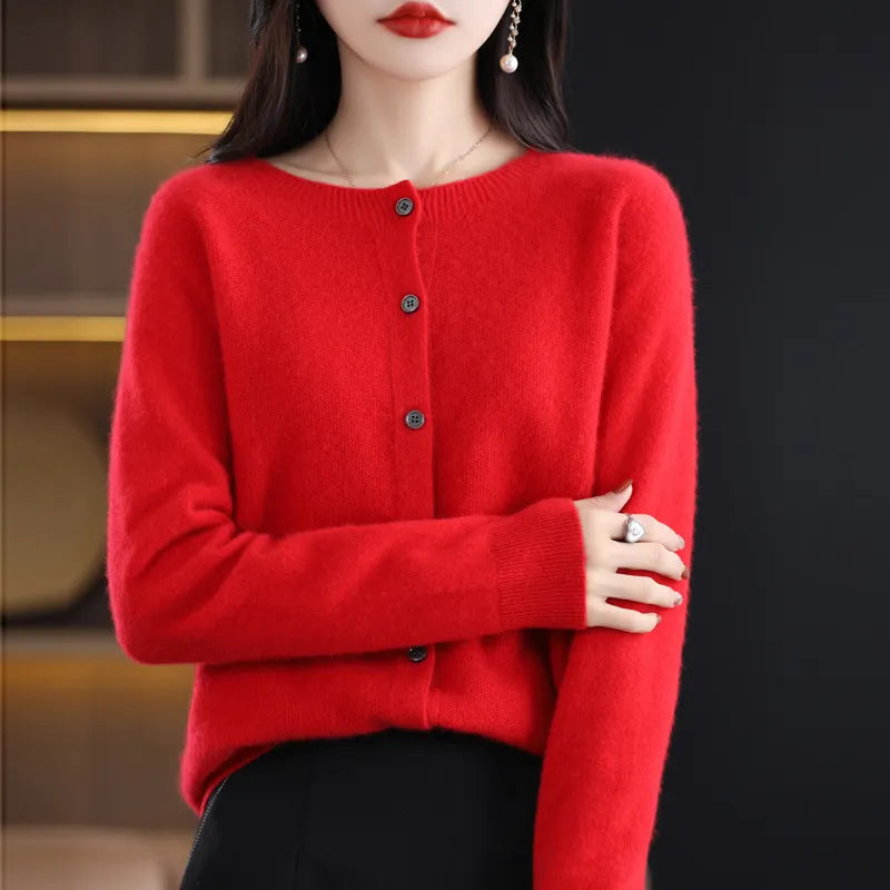 Anna | Élégant Cardigan En Laine