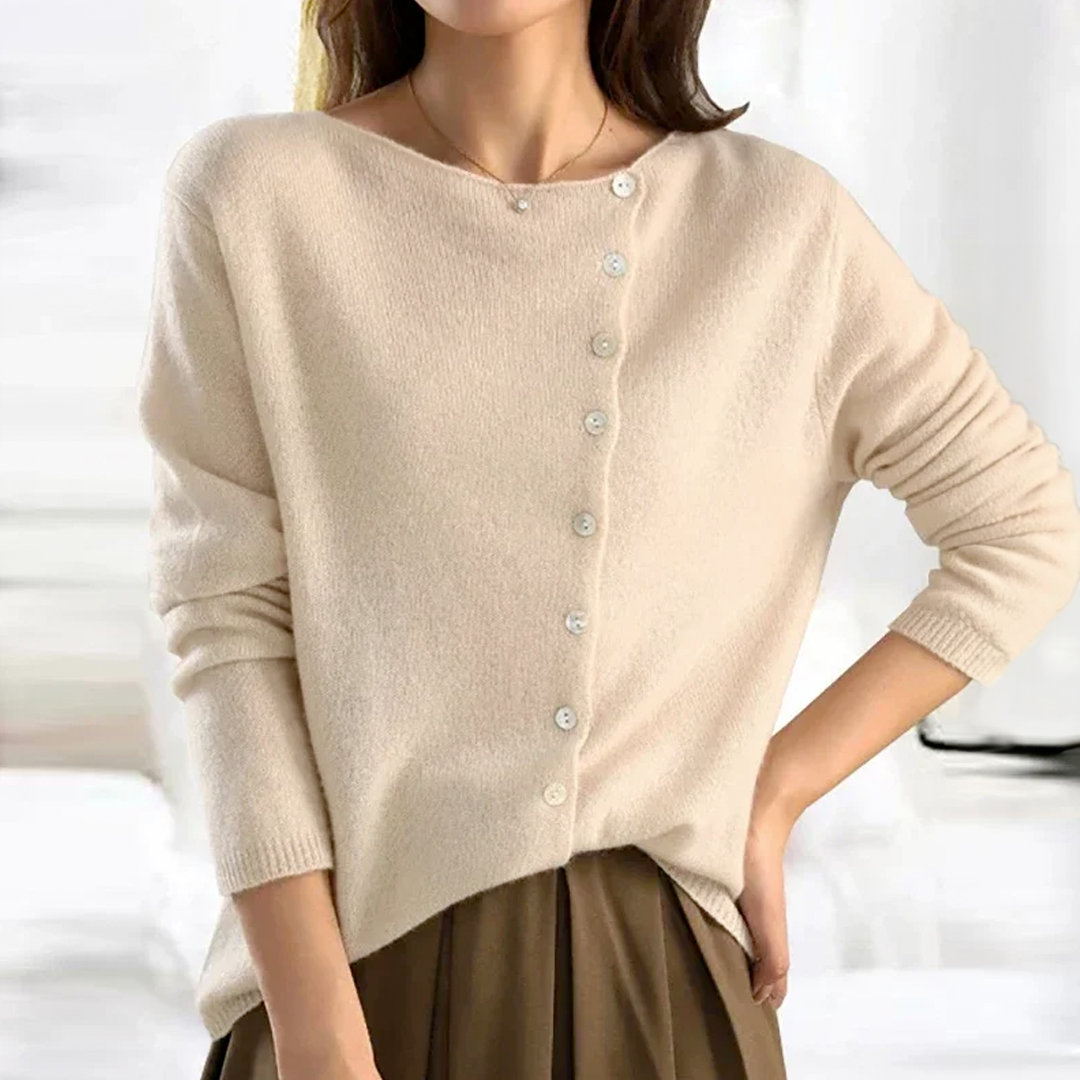 Gia | Élégant Gilet Boutonné