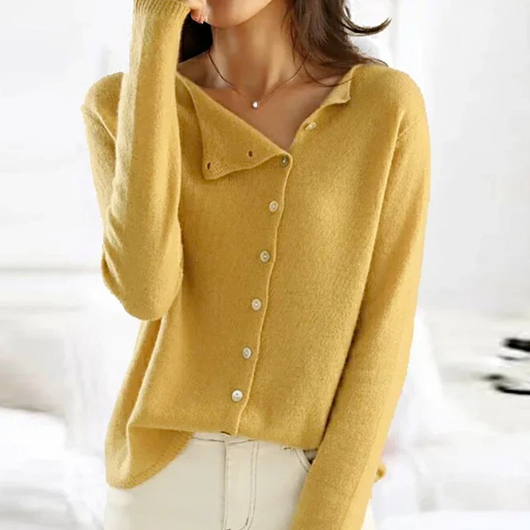Gia | Élégant Gilet Boutonné