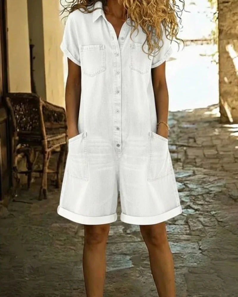 Leticia | Mono corto en jean