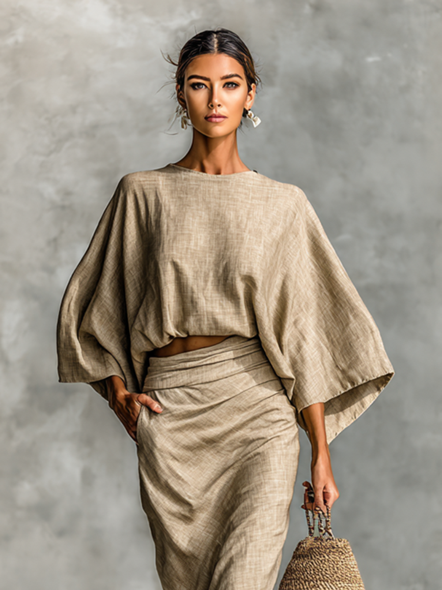 Sofie | Conjunto elegante con falda larga