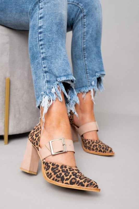 Luvia | Tacones estampado leopardo